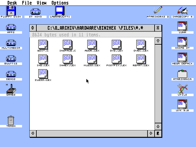 BIN2HEX — screenshot 1